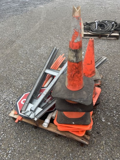 Pallet of Road Safety Equipment 