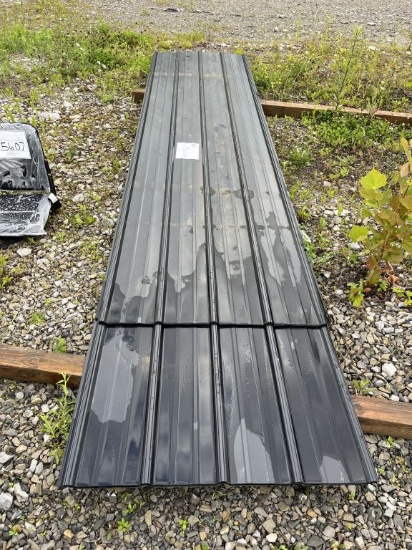 Approximately 30 sheets of New Roofing metal