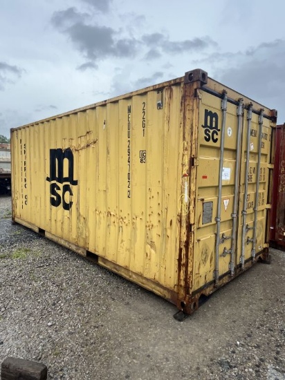 20' Single End Door Container