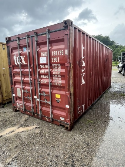20' Single End Door Container