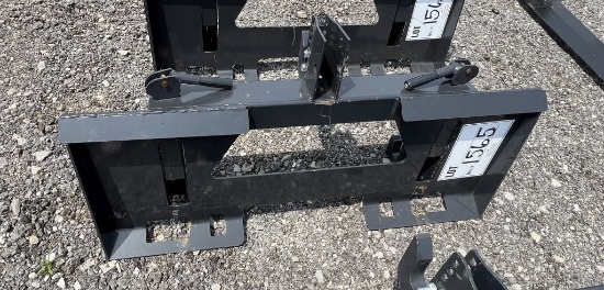 Skid Steer Quick Attach 3pt Hitch