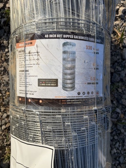 Land Honor 48" Hot Dipped Galvanized Farm Fence