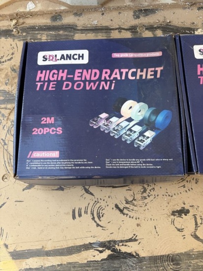 High-End Ratchet Tie Down Set, 2M 20pcs