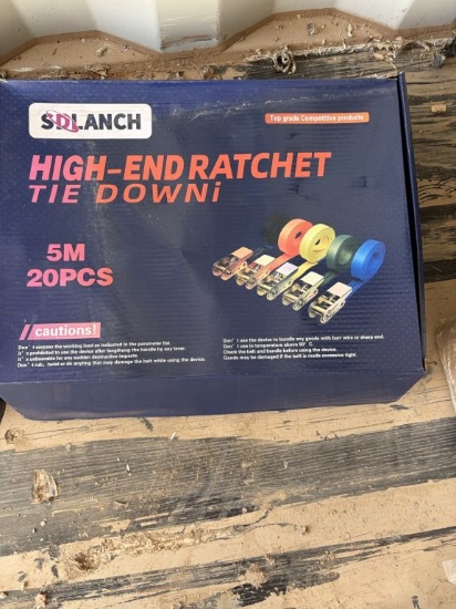 High-End Ratchet Tie Down Set, 5M, 20 pcs