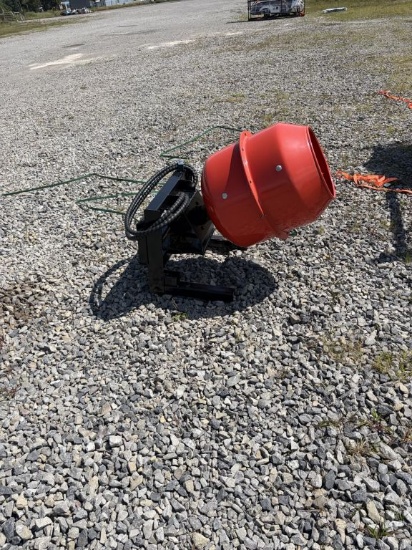 Hydraulic Cement Mixer for Mini Skid Steer