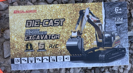 Diecast Remote Control Excavator