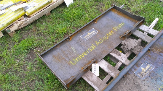 Skid Steer Universal Adapter Plate