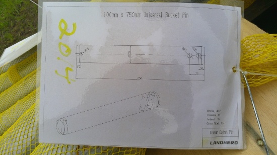 Universal Bucket Pins 100mm*750mm