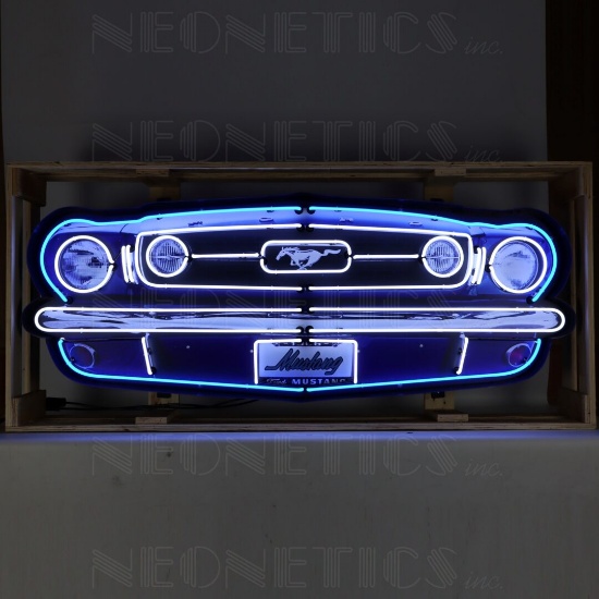 Ford Mustang Grill 5' Neon Sign