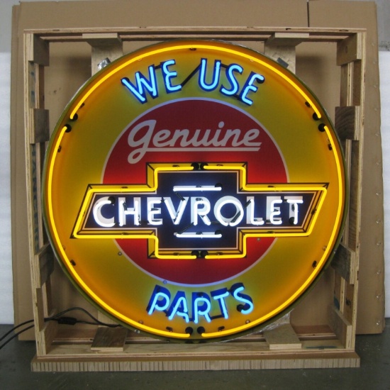Chevy Genuine Parts 36" Neon Sign