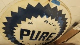 Be Pure With Sure Metal Sign