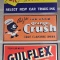 Ice Cold Orange Crush Metal Sign