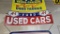 Ford A1 Used Cars Metal Sign