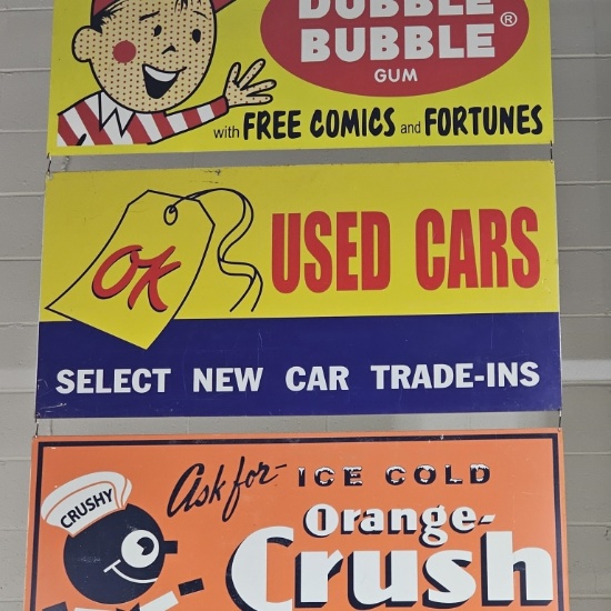Ok Used Cars Metal Sign