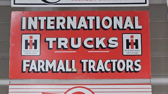 International Farmall Metal Sign