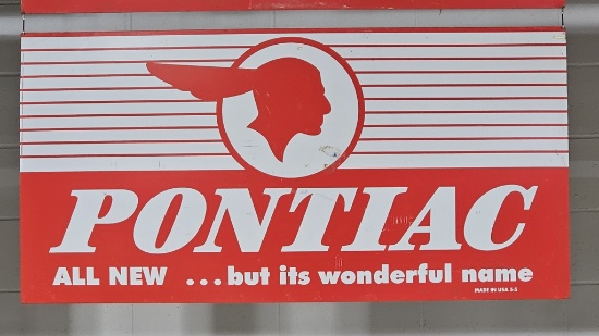 Pontiac All New Metal Sign