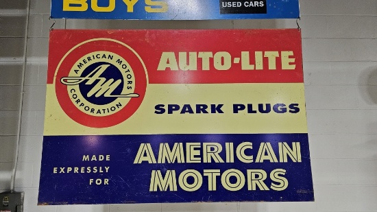 Auto lite Spark Plugs Metal Sign