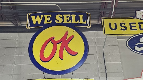 We Sell OK Metal Sign