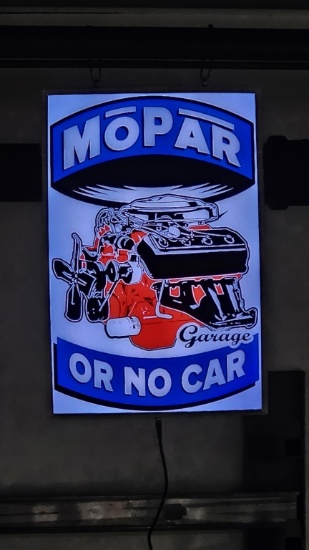 Mopar or no car LED Sign