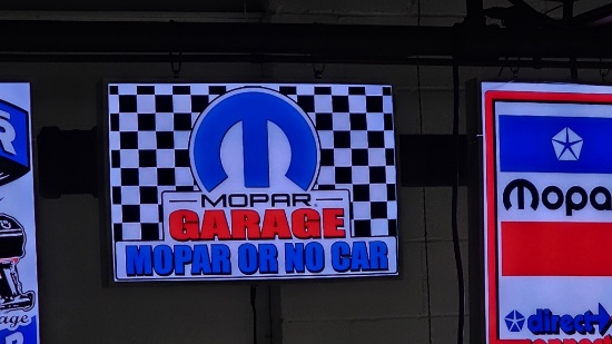 Mopar Garage LED Sign
