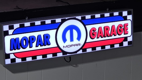 Mopar Garage LED Sign