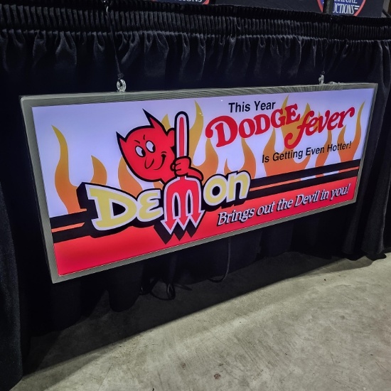 Dodge Demon LED sign