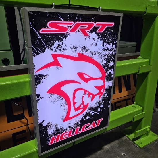 SRT Hellcat LED Sign