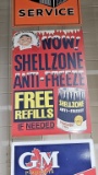 Shellzone Anti Freeze Metal Sign