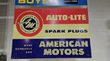Auto lite Spark Plugs Metal Sign