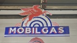 Mobil Gas Metal Sign
