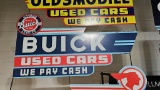 Buick Used Cars Metal Sign