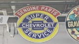 Chevrolet Super Service Metal Sign