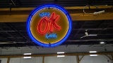Retro OK Used Cars Neon Sign