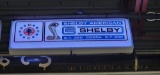 Shelby LED Sign with Clock