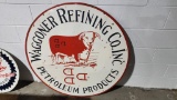 Wagoner Refining Metal Sign