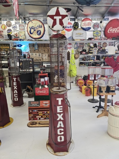 Handmade Garage Decor Texaco Fuel Pump