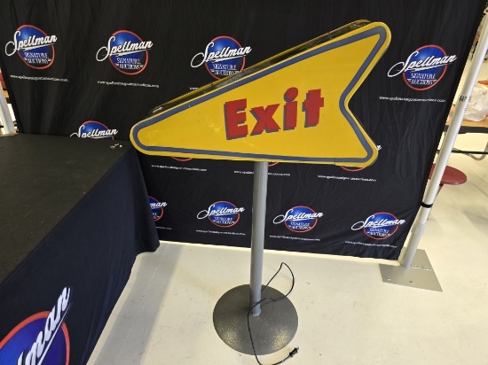 Vintage Sonic Exit Lighted Sign