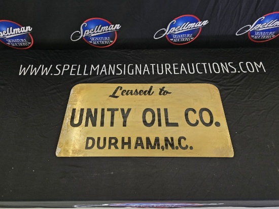 Leased To Unity Oil Company Sign