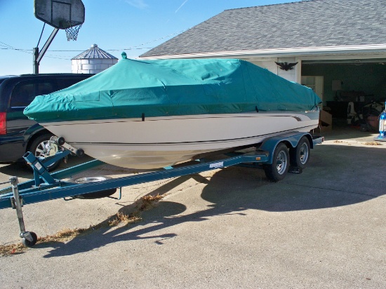 1994 Ebbtide 19’ Campione 1900 boat and trailer