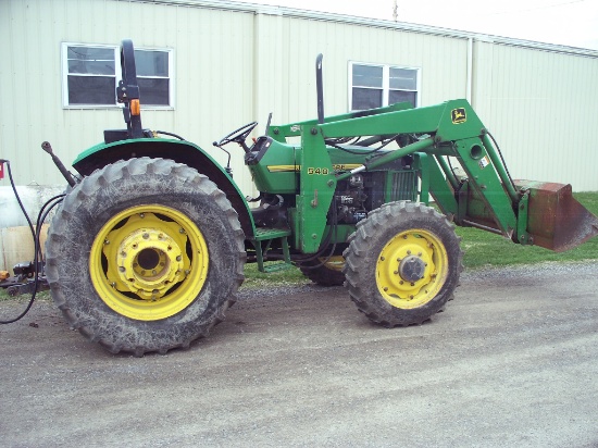 1995 John Deere 4WD Model 5400 diesel tractor