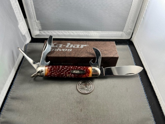 Kabar 1152 Scout Camp knife, unused in original box