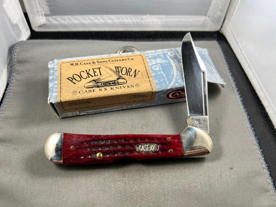 CASE XX 61549 COPPERLOCK POCKET WORN VERSION LOCKBACK FOLDING POCKET KNIFE WITH ORIGINAL BOX