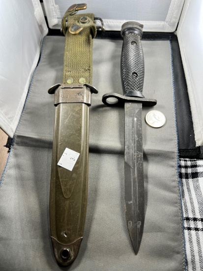 USMSA1 Bayonet w/ metal scabbard