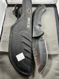 Buck 392 Straight Knife w/ nylon sheath, snap is rusted