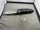 FORIEGN MADE PUSH BUTTON POCKET KNIFE, OHIO BUYERS ONLY