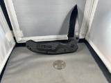 Cobalt single blade lockback knife, appears unused