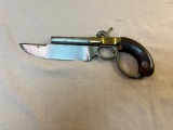 Reproduction Muzzleloader pistol with built in knife, needs some TLC