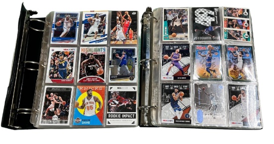 Basketball NBA 2 Notebooks 550 cards w/ stars