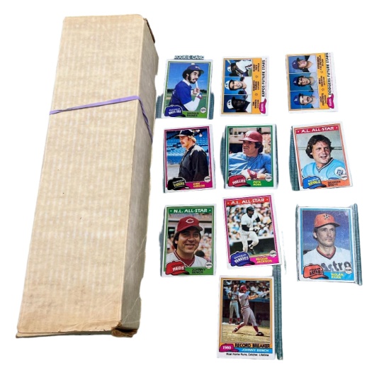 1981 Topps Baseball complete set w/ Raines, Gibson, Baines Rookie Cards