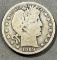 1909 Barber Half Dollar, 90% silver